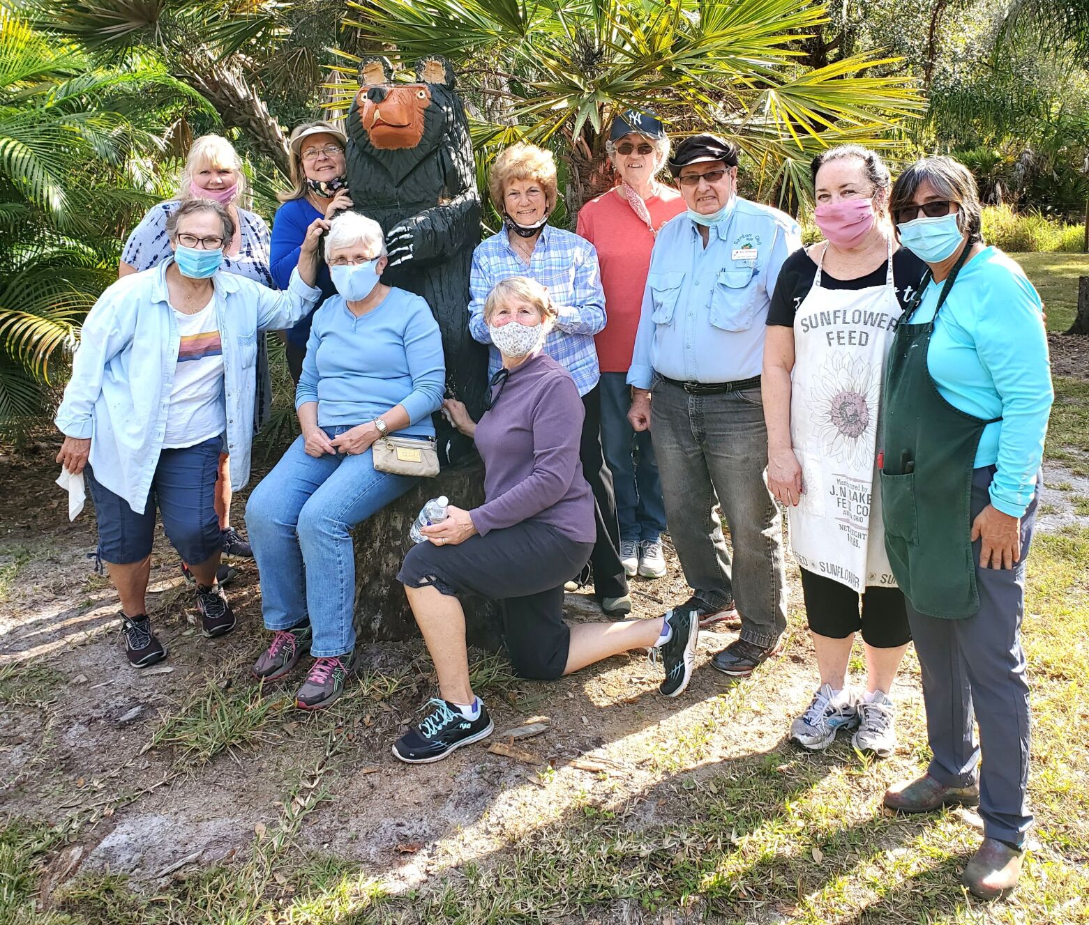 LP Garden Club staghorn project